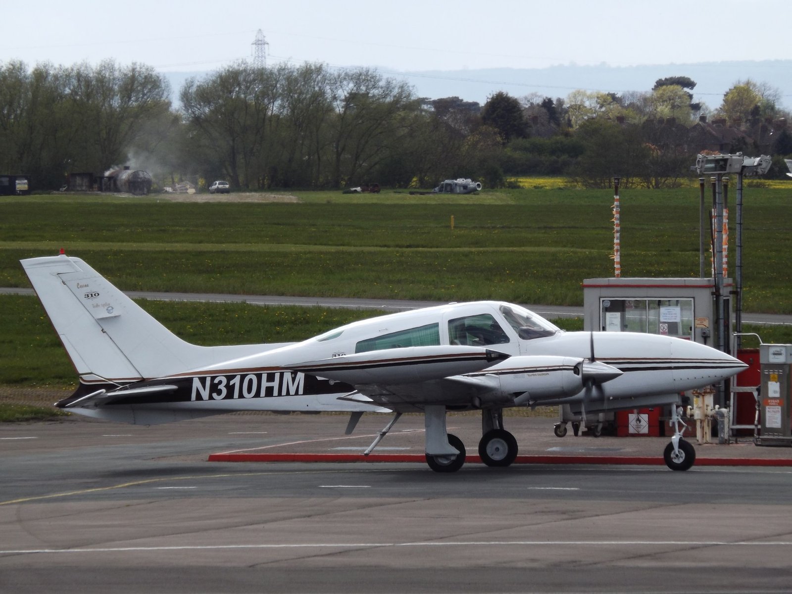 Representative Cessna 310 aircraft.