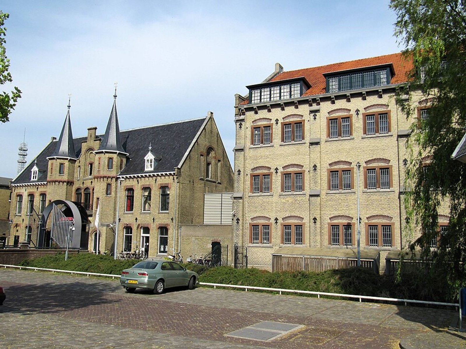 Exterior of the former Blokhuispoort prison in Leeuwarden