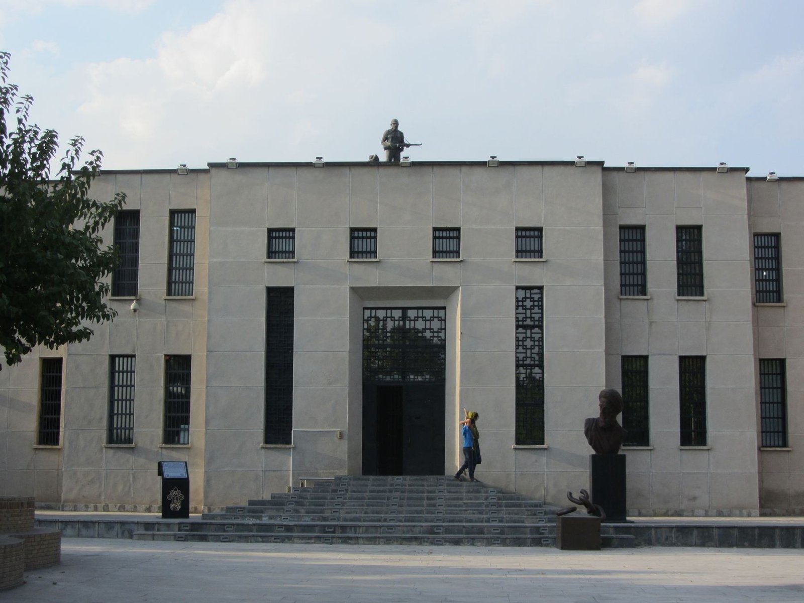 The former political-prison building at Tehran’s Qasr Museum complex, photographed in 2017.