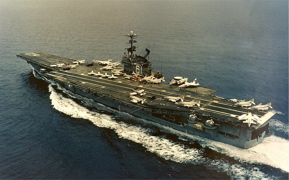 USS Ranger underway in the Pacific, 1966