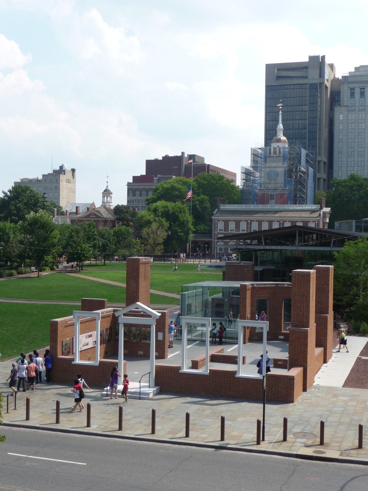 President’s House Site archaeological and memorial exhibit in Philadelphia