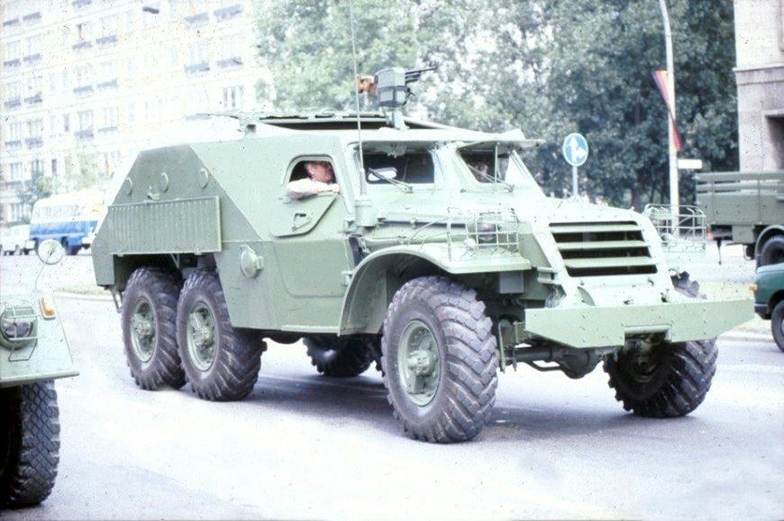 BTR-152 armored personnel carrier in Berlin